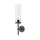 A thumbnail of the Innovations Lighting 471-1W-21-4 Lincoln Sconce Matte Black / Clear