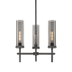 A thumbnail of the Innovations Lighting 471-3CR-20-21 Lincoln Pendant Weathered Zinc / Plated Smoke