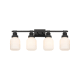 A thumbnail of the Innovations Lighting 472-4W-13-34 Somers Vanity Textured Black / Matte White