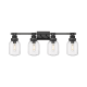 A thumbnail of the Innovations Lighting 472-4W-13-34 Somers Vanity Weathered Zinc / Clear