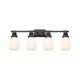 A thumbnail of the Innovations Lighting 472-4W-13-34 Somers Vanity Weathered Zinc / Matte White