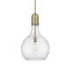 A thumbnail of the Innovations Lighting 492-1S-23-14 Amherst Pendant Brushed Brass / Seedy