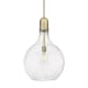 A thumbnail of the Innovations Lighting 492-1S-25-16 Amherst Pendant Brushed Brass / Seedy