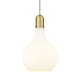 A thumbnail of the Innovations Lighting 492-1S-23-14 Amherst Pendant Satin Gold / Matte White