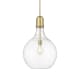 A thumbnail of the Innovations Lighting 492-1S-25-16 Amherst Pendant Satin Gold / Clear