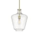 A thumbnail of the Innovations Lighting 493-1S-16-12 Norwalk Pendant Brushed Brass / Seedy