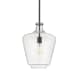 A thumbnail of the Innovations Lighting 493-1S-16-12 Norwalk Pendant Matte Black / Seedy