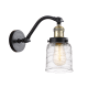 A thumbnail of the Innovations Lighting 515-1W-12-5 Bell Sconce Black Antique Brass / Deco Swirl