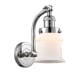 A thumbnail of the Innovations Lighting 515-1W Small Canton Polished Chrome / Matte White