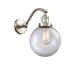 A thumbnail of the Innovations Lighting 515-1W-8 Beacon Brushed Satin Nickel / Clear