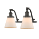 A thumbnail of the Innovations Lighting 515-2W Small Cone Oiled Rubbed Bronze / Matte White Cased