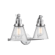 A thumbnail of the Innovations Lighting 515-2W Small Cone Polished Chrome / Seedy