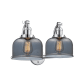 A thumbnail of the Innovations Lighting 515-2W Large Bell Polished Chrome / Plated Smoked