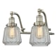 A thumbnail of the Innovations Lighting 515-2W Chatham Satin Brushed Nickel / Clear Fluted