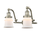 A thumbnail of the Innovations Lighting 515-2W Small Canton Brushed Satin Nickel / Matte White