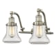 A thumbnail of the Innovations Lighting 515-2W Bellmont Satin Brushed Nickel / Clear