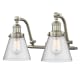 A thumbnail of the Innovations Lighting 515-2W Small Cone Satin Brushed Nickel / Seedy