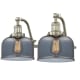 A thumbnail of the Innovations Lighting 515-2W Large Bell Satin Brushed Nickel / Smoked