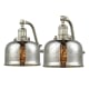 A thumbnail of the Innovations Lighting 515-2W Large Bell Brushed Satin Nickel / Silver Plated Mercury