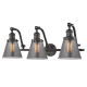 A thumbnail of the Innovations Lighting 515-3W Small Cone Oiled Rubbed Bronze / Smoked