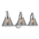 A thumbnail of the Innovations Lighting 515-3W Large Cone Polished Chrome / Smoked