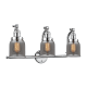 A thumbnail of the Innovations Lighting 515-3W Small Bell Polished Chrome / Plated Smoked