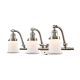 A thumbnail of the Innovations Lighting 515-3W Small Canton Brushed Satin Nickel / Matte White