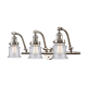 A thumbnail of the Innovations Lighting 515-3W Small Canton Brushed Satin Nickel / Seedy