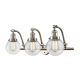 A thumbnail of the Innovations Lighting 515-3W-6 Beacon Brushed Satin Nickel / Clear