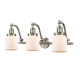 A thumbnail of the Innovations Lighting 515-3W Small Bell Satin Brushed Nickel / Matte White Cased