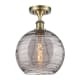 A thumbnail of the Innovations Lighting 516-1C-13-10 Athens Semi-Flush Antique Brass