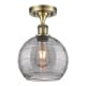 A thumbnail of the Innovations Lighting 516-1C-12-8 Athens Semi-Flush Antique Brass