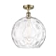 A thumbnail of the Innovations Lighting 516-1C-17-14 Athens Semi-Flush Antique Brass / Clear Water Glass