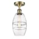 A thumbnail of the Innovations Lighting 516-1C-10-6 Vaz Semi-Flush Antique Brass / Clear