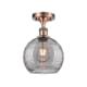 A thumbnail of the Innovations Lighting 516-1C-12-8 Athens Semi-Flush Antique Copper