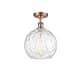 A thumbnail of the Innovations Lighting 516-1C-15-10 Athens Semi-Flush Antique Copper / Clear Water Glass