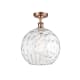 A thumbnail of the Innovations Lighting 516-1C-17-12 Athens Semi-Flush Antique Copper / Clear Water Glass