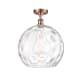 A thumbnail of the Innovations Lighting 516-1C-17-14 Athens Semi-Flush Antique Copper / Clear Water Glass