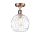 A thumbnail of the Innovations Lighting 516-1C-13-8 Athens Semi-Flush Antique Copper / Clear Water Glass