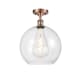 A thumbnail of the Innovations Lighting 516-1C-16-12 Athens Semi-Flush Antique Copper / Clear