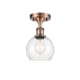 A thumbnail of the Innovations Lighting 516-1C-10-6 Athens Semi-Flush Antique Copper / Clear