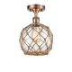 A thumbnail of the Innovations Lighting 516 Farmhouse Rope Antique Copper / Clear Glass with Brown Rope