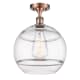 A thumbnail of the Innovations Lighting 516-1C-15-12 Rochester Semi-Flush Antique Copper / Clear