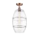 A thumbnail of the Innovations Lighting 516-1C-20-10 Vaz Semi-Flush Antique Copper / Clear