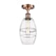 A thumbnail of the Innovations Lighting 516-1C-10-6 Vaz Semi-Flush Antique Copper / Clear