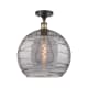 A thumbnail of the Innovations Lighting 516-1C-17-14 Athens Semi-Flush Black Antique Brass