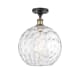 A thumbnail of the Innovations Lighting 516-1C-17-12 Athens Semi-Flush Black Antique Brass / Clear Water Glass