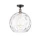 A thumbnail of the Innovations Lighting 516-1C-17-14 Athens Semi-Flush Black Antique Brass / Clear Water Glass