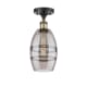 A thumbnail of the Innovations Lighting 516-1C-10-6 Vaz Semi-Flush Black Antique Brass / Smoked