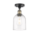 A thumbnail of the Innovations Lighting 516-1C-11-6 Bella Semi-Flush Black Antique Brass / Clear